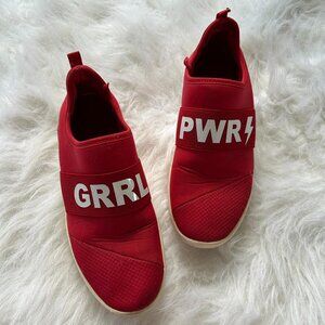 Aldo Red Slip on Sneakers